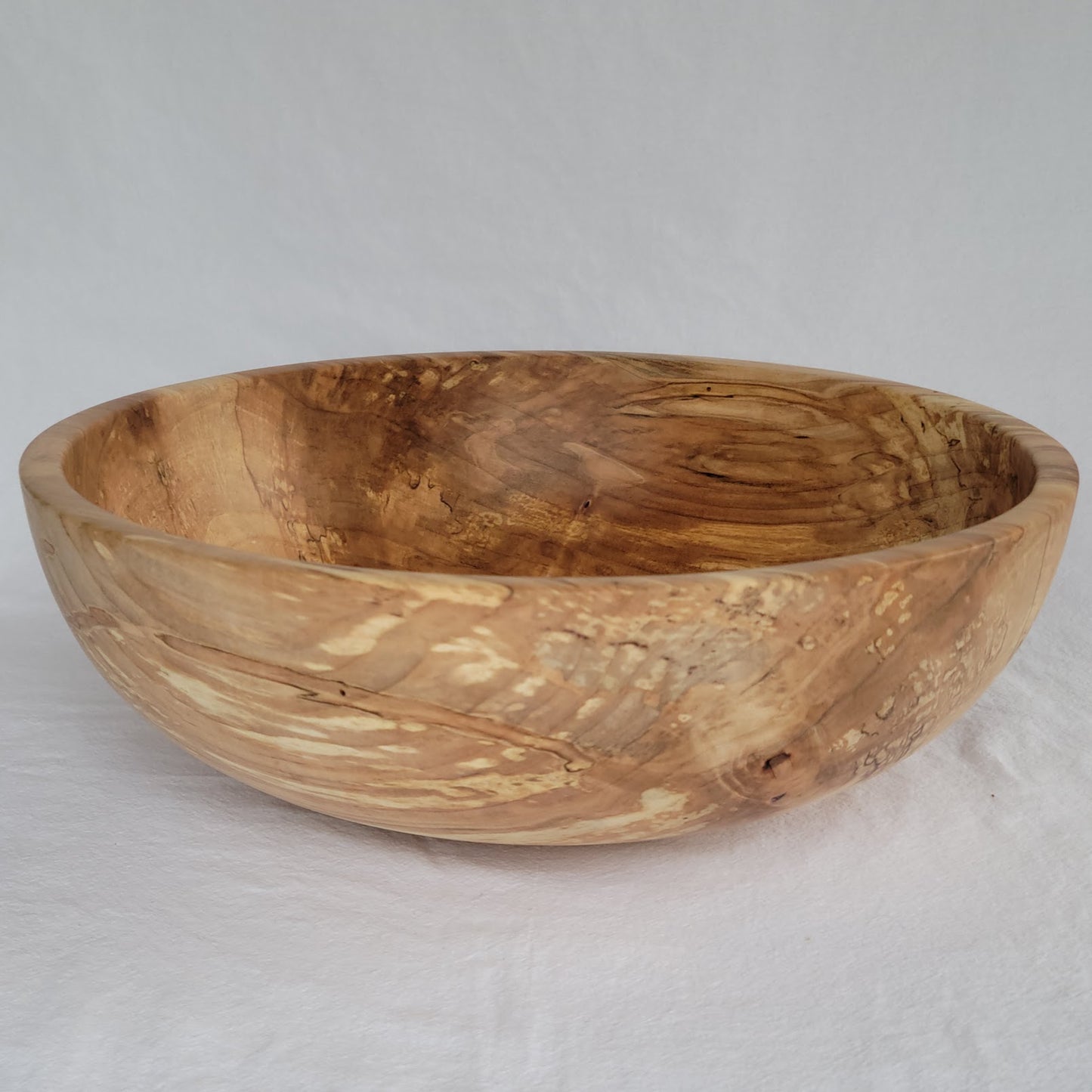 Spalted Ambrosia Maple Bowl AM23