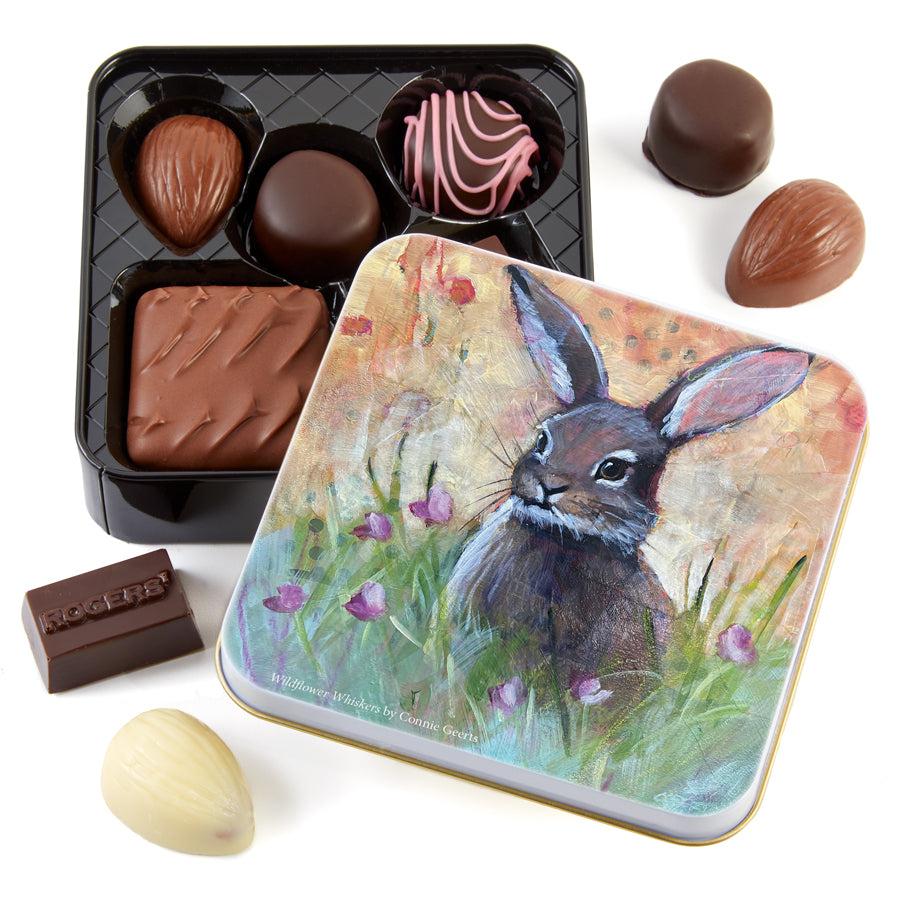 Wildflower Whiskers Small Chocolate Tin