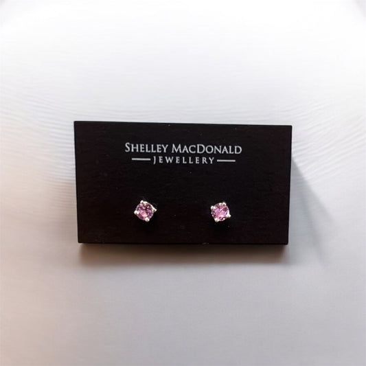 Gemstone Stud Earrings