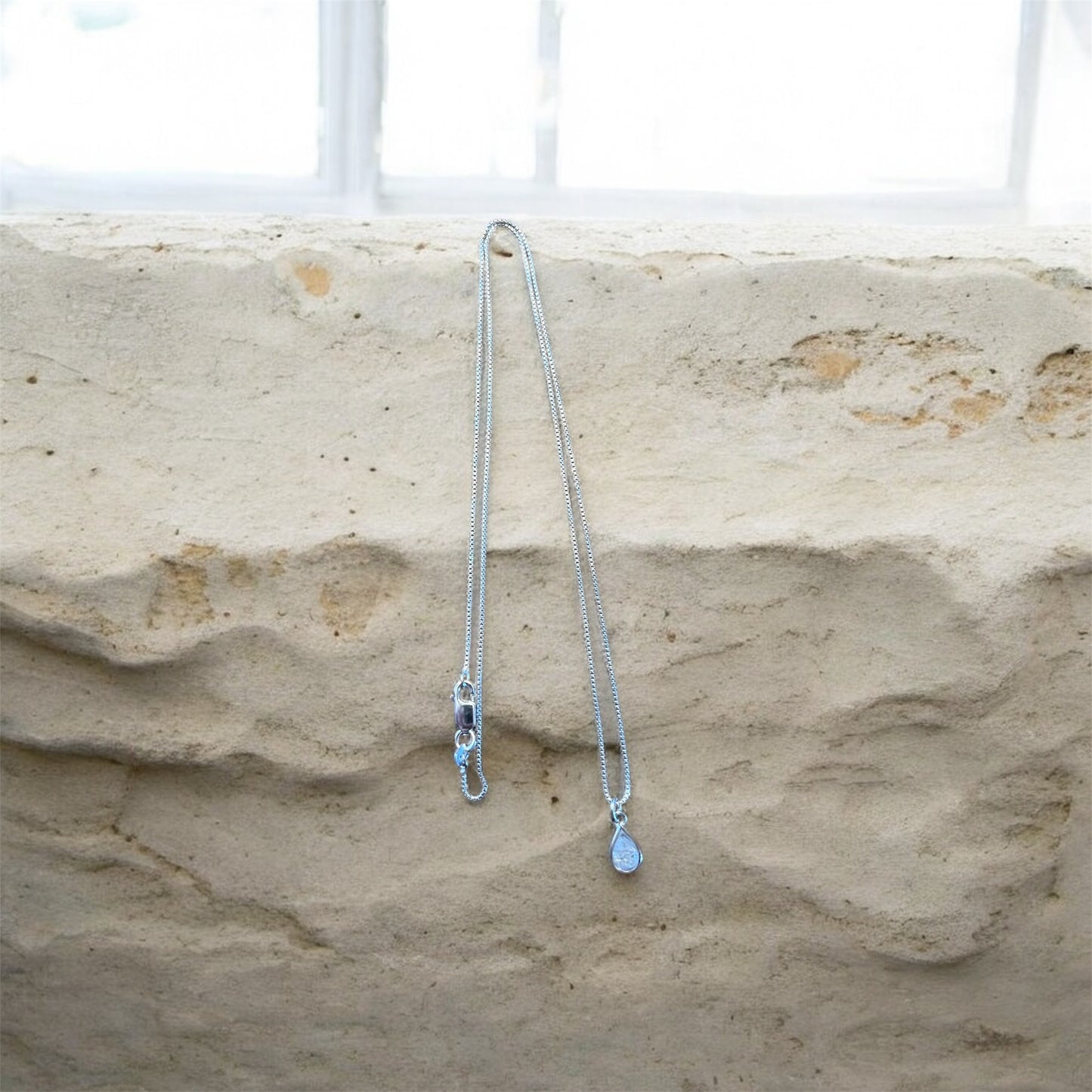 Tiny Moonstone Necklace