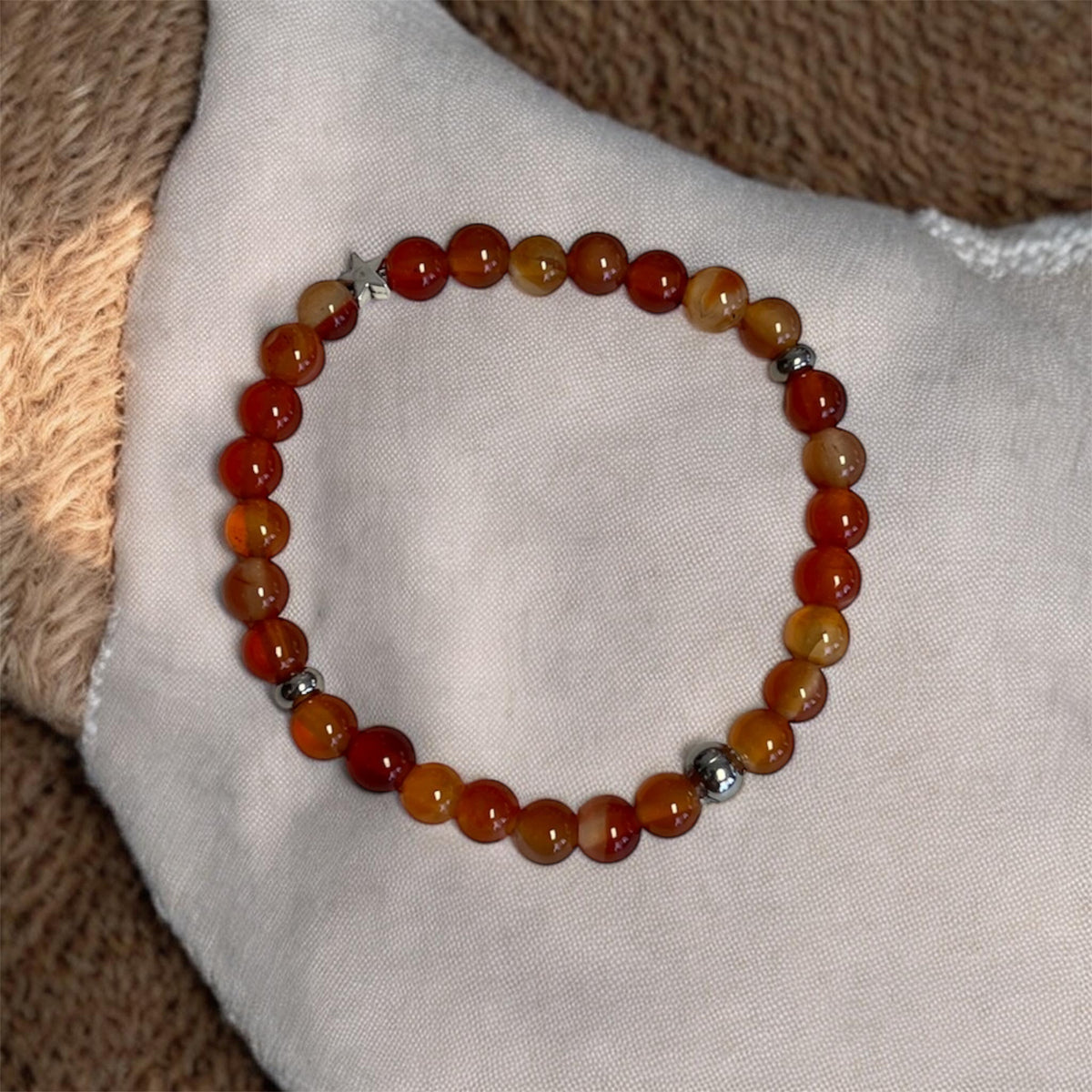 Beaded Bracelet 6mm - Made in Canada