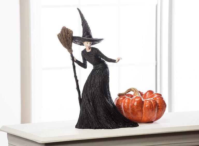 Beautiful Witch with Broom