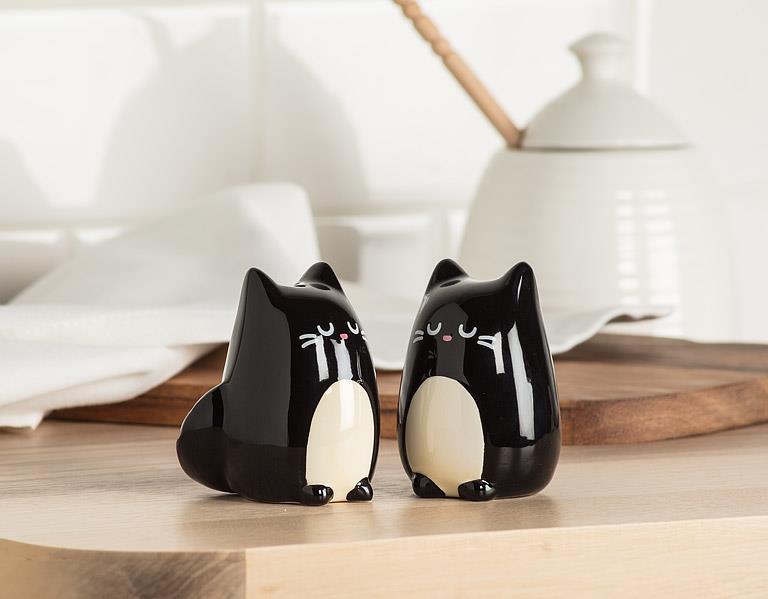 Black Simple Salt & Pepper Shaker