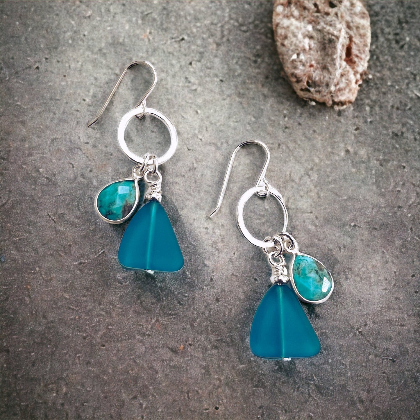 Boucles d'oreilles d'eau douce
