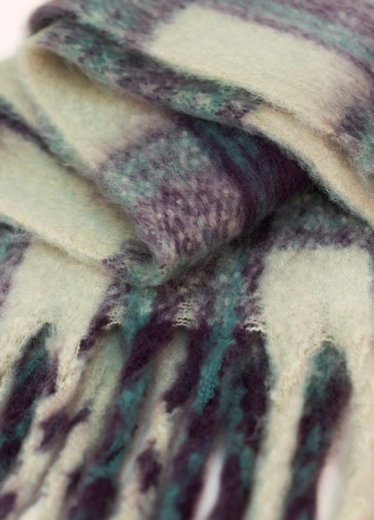 Flora Scarf in Damson Mix