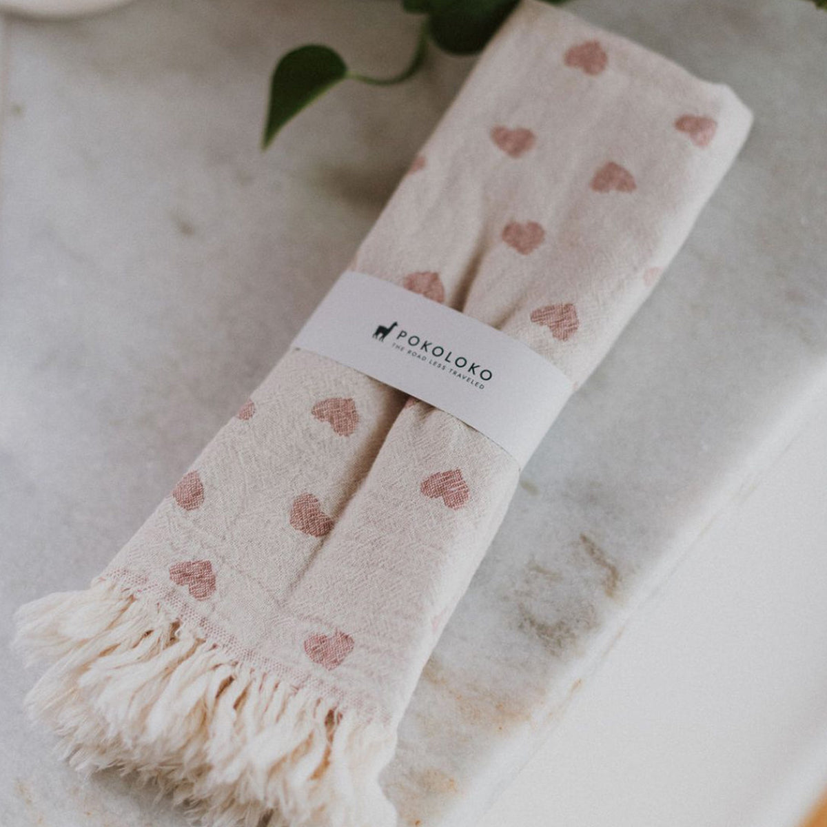 Hand Towel - Have a Heart set of 2