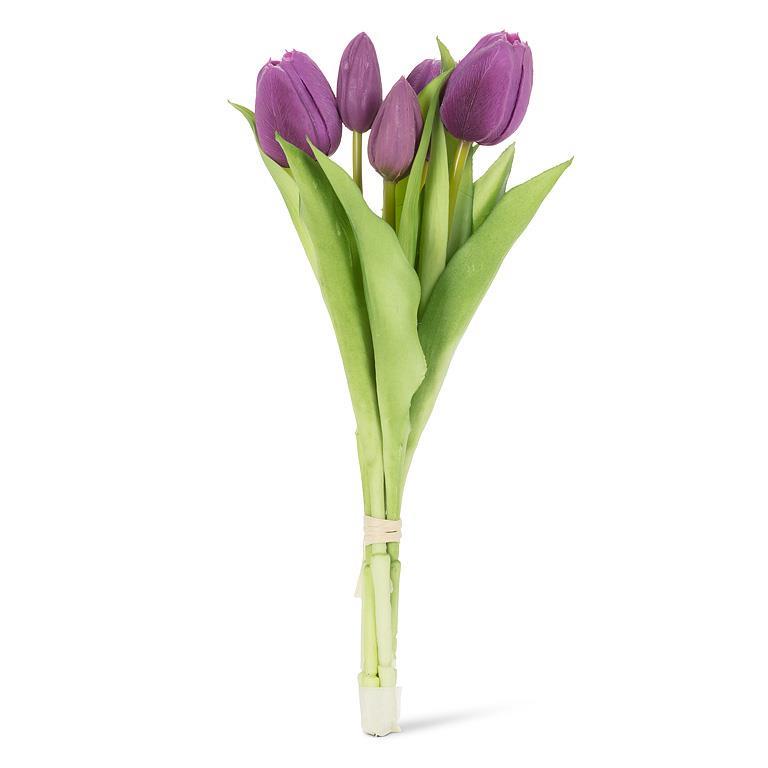 Lifelike 5 Stem Tulip Bunch