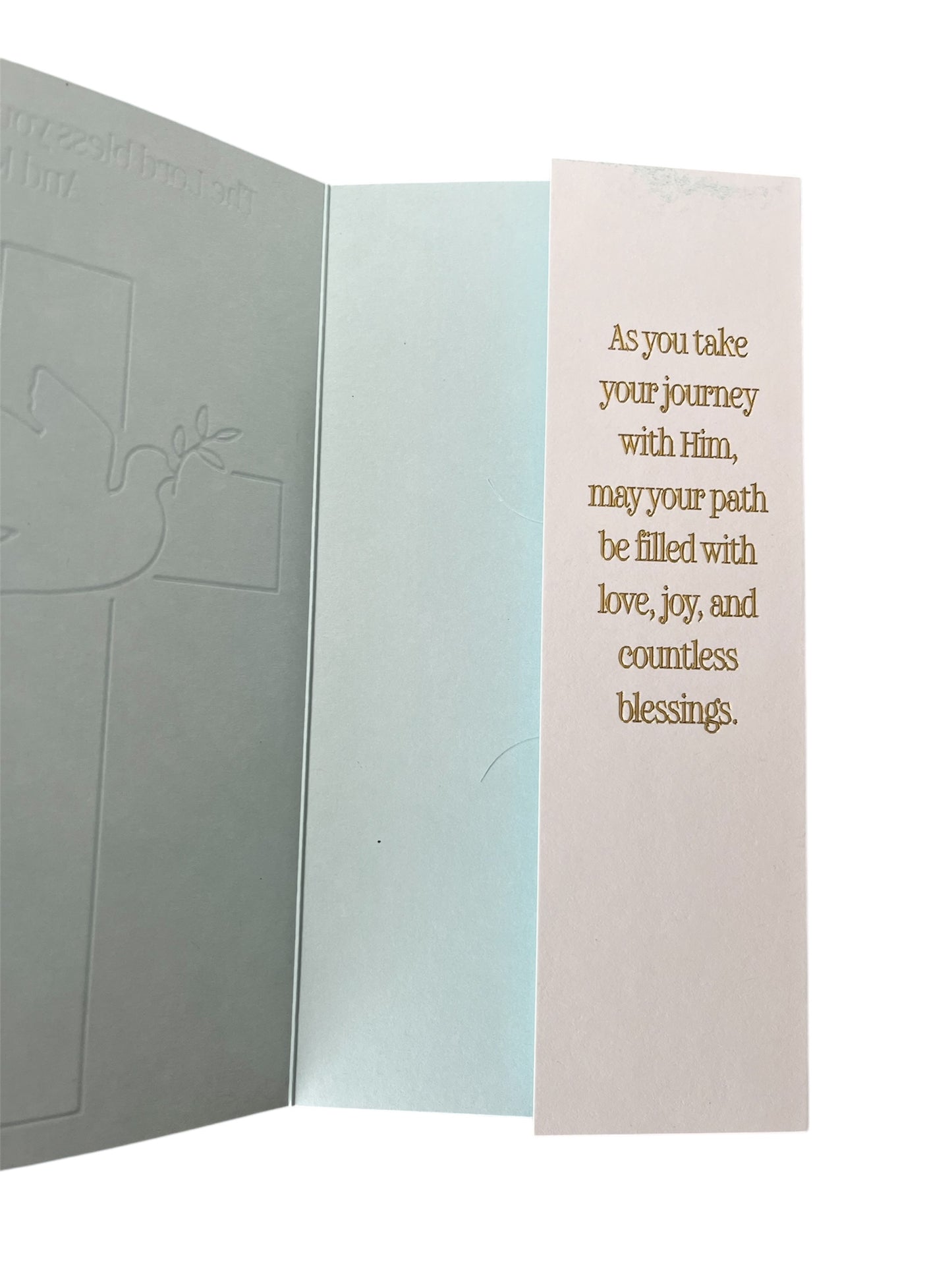 Golden Cross 1st Communion Card (Money Holder)