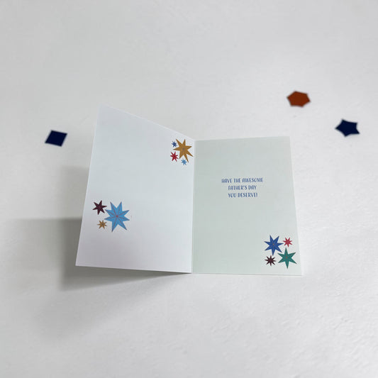 Awesome FD Colourful - Father's Day Card