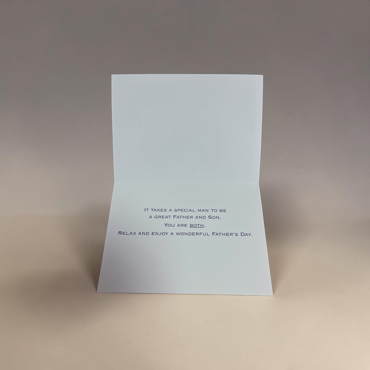 On Dads Shoulders (For Son) - Father's Day Card