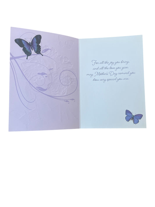 Bouquet with Butterfly - Mother's Day Card
