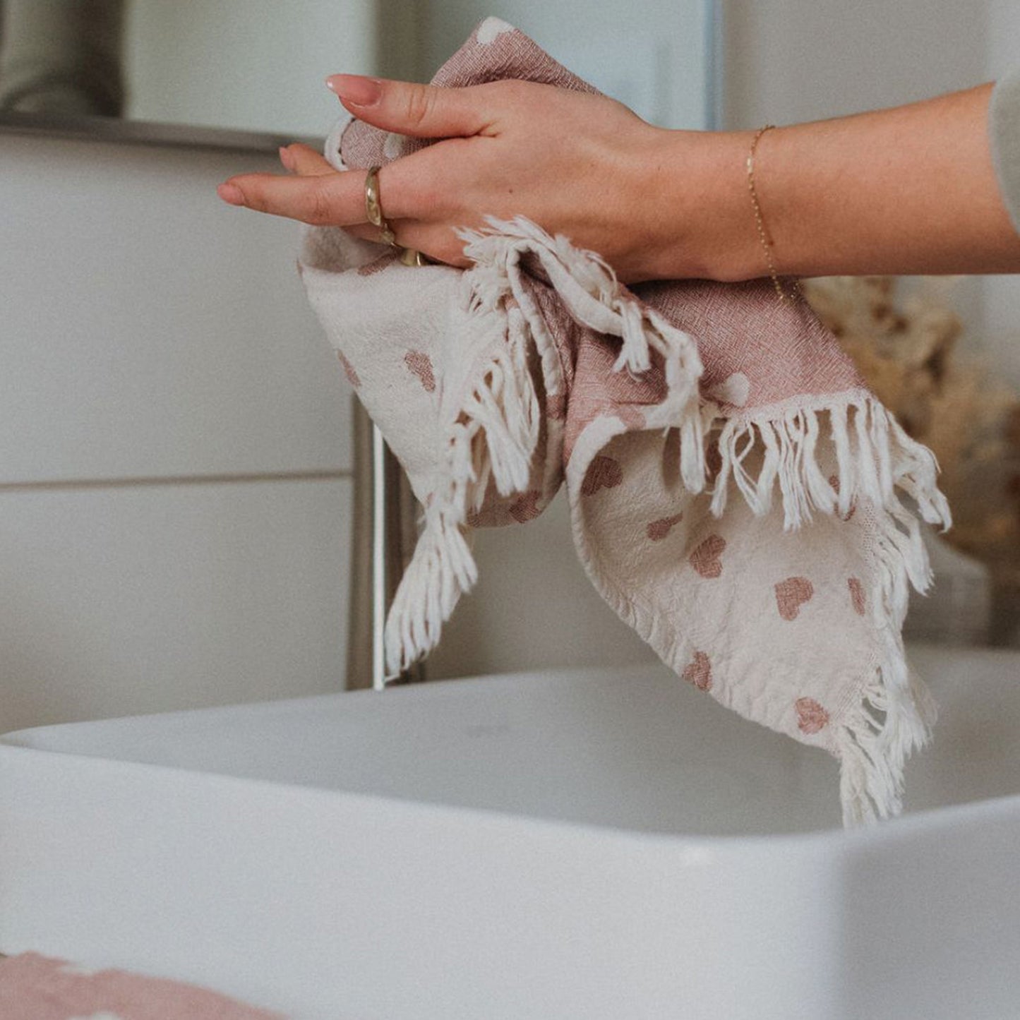 Hand Towel - Have a Heart set of 2