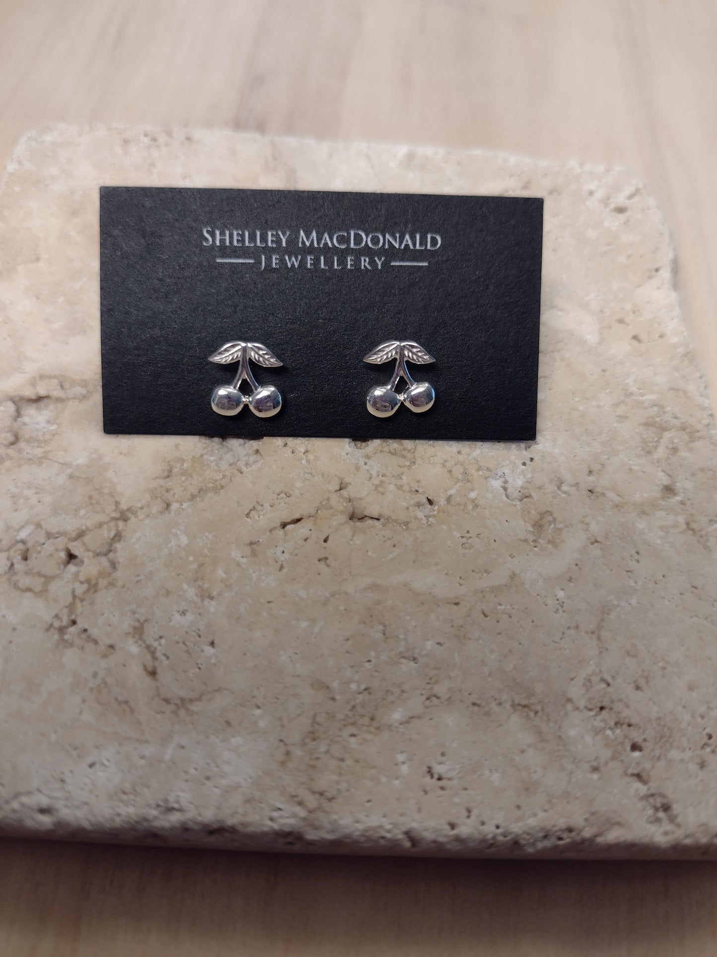 Small Cherry Stud Earrings