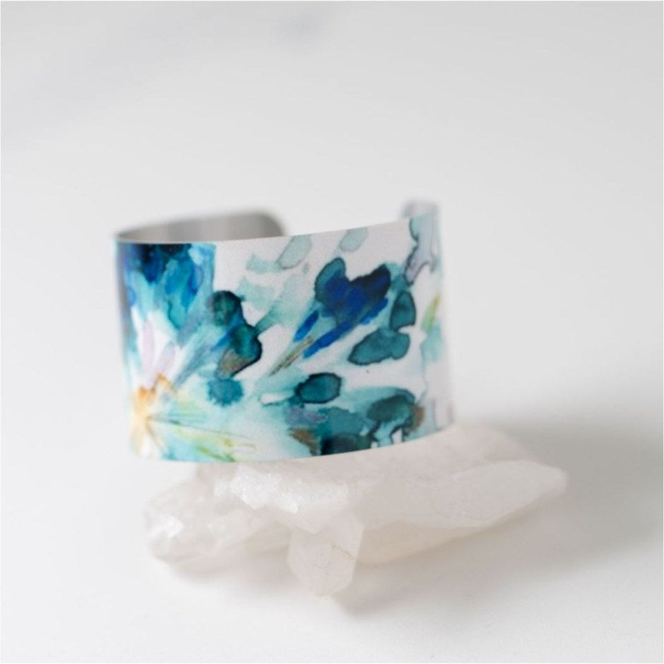 Still Life Statement Cuff 1.5" Aluminum - Canadian Made