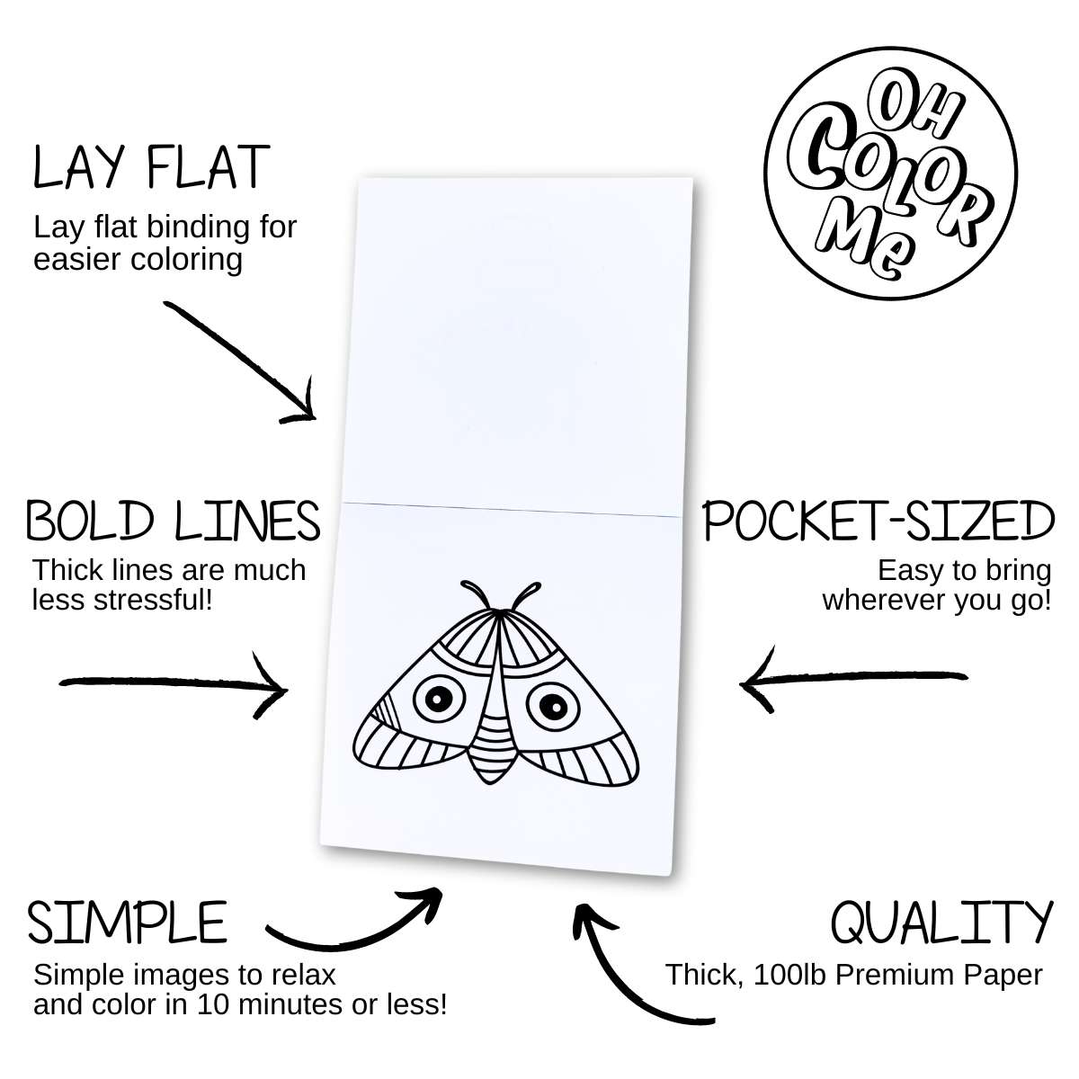 Sweet & Salty Mini Coloring Book