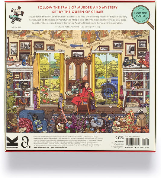 The World of Agatha Christie 1000 piece Jigsaw