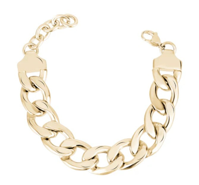Gold Stainless Steel link Bracelet