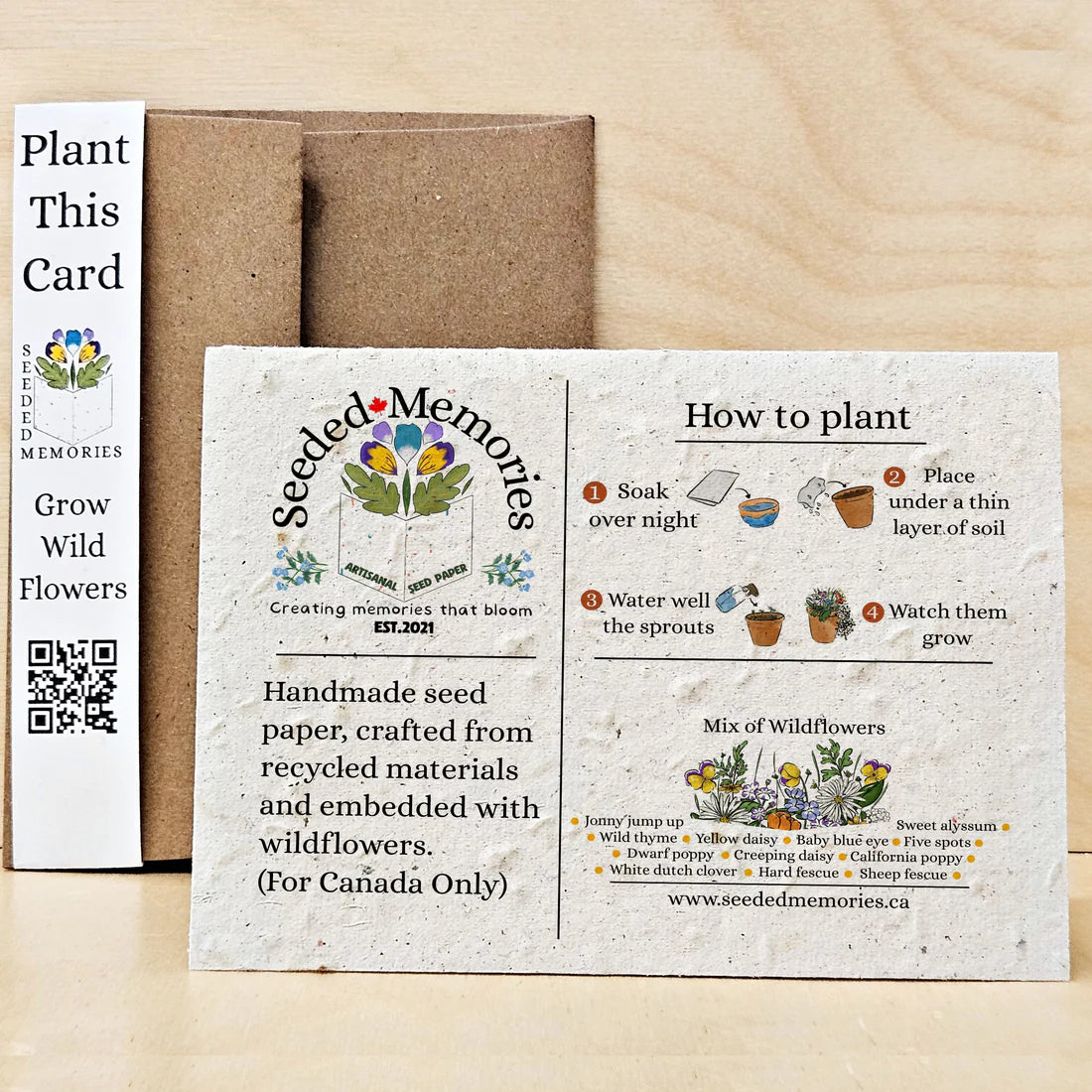 Seeded Paper All Occasion Card - Thinking of You