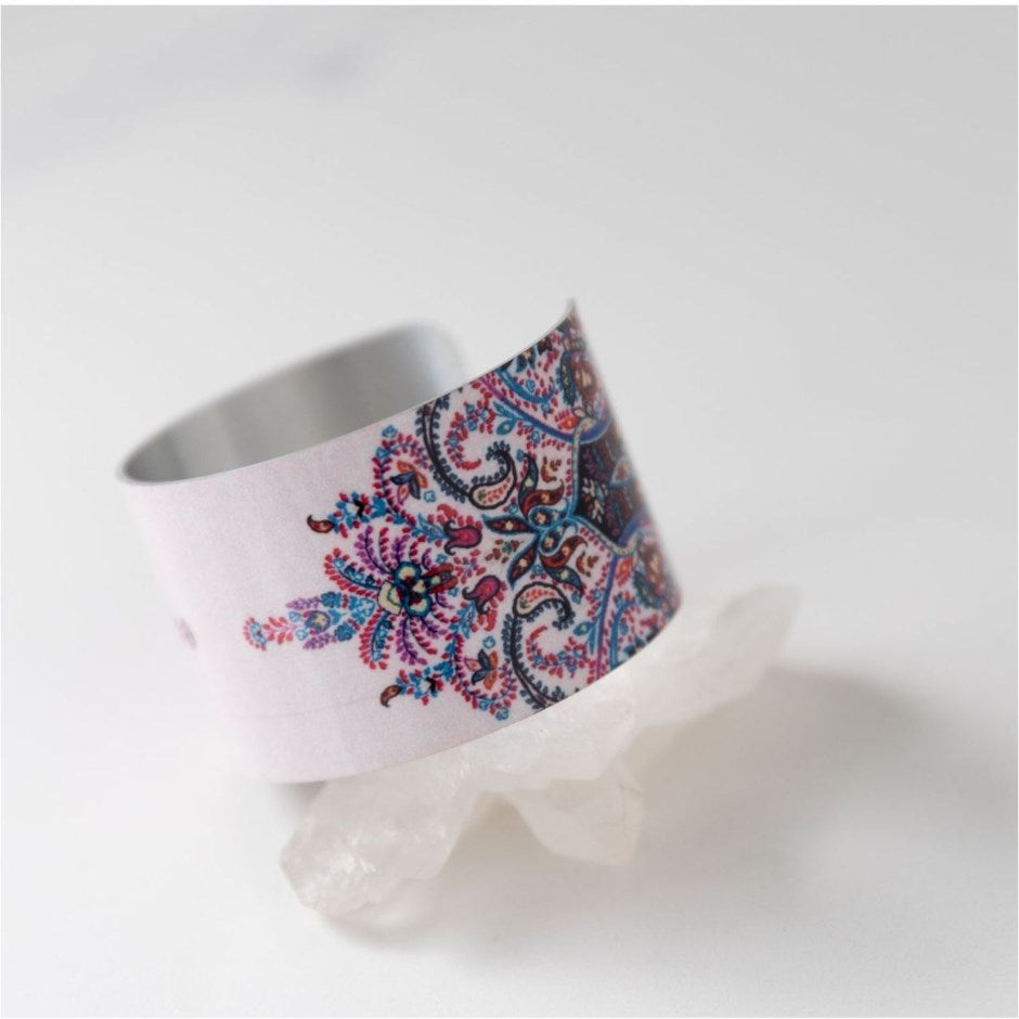 Arabella Statement Cuff 1.5" Aluminum - Canadian Made