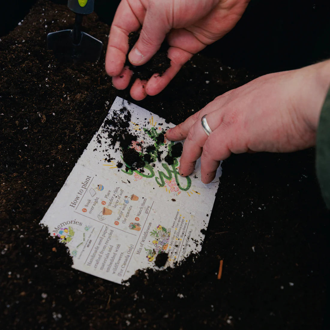 Seeded Paper Love Card - Congratulations on Your Engagement