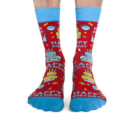 Happy Birthday Socks- For Him