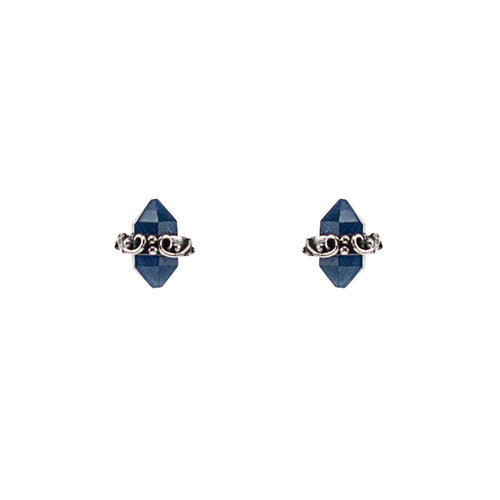 Kebaikan Wrap on Blue Sapphire Earrings