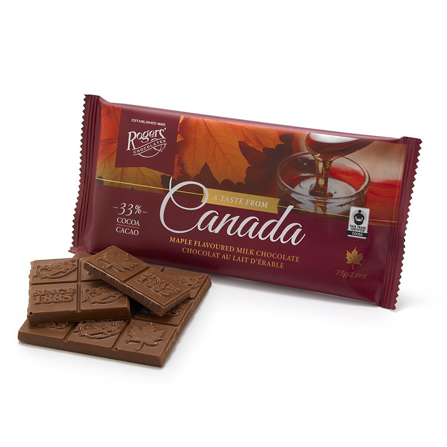 Un goût du Canada Barre de lait à l'érable