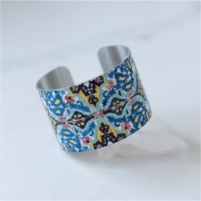 Adelaide Statement Cuff 1.5" Aluminum - Canadian Made