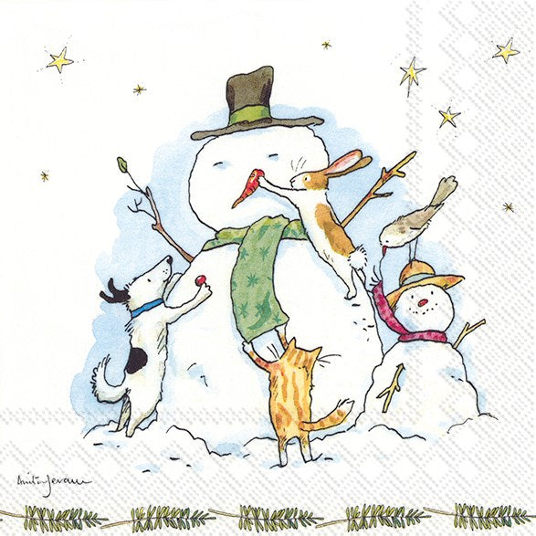 Serviettes de table d'hiver et de vacances