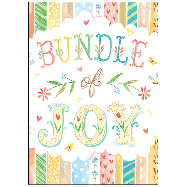 Bundle of Joy - Carte de félicitations pour bébé