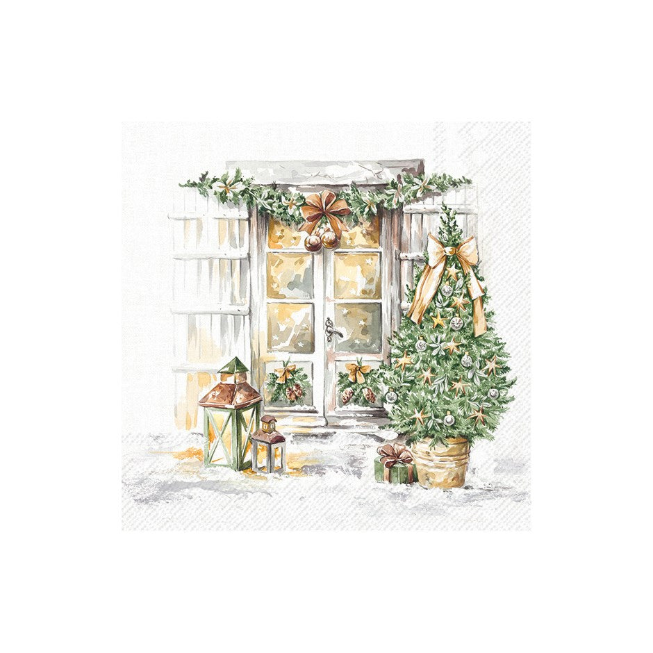 Serviettes de table d'hiver et de vacances