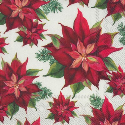 Serviettes cocktail d'hiver et de vacances