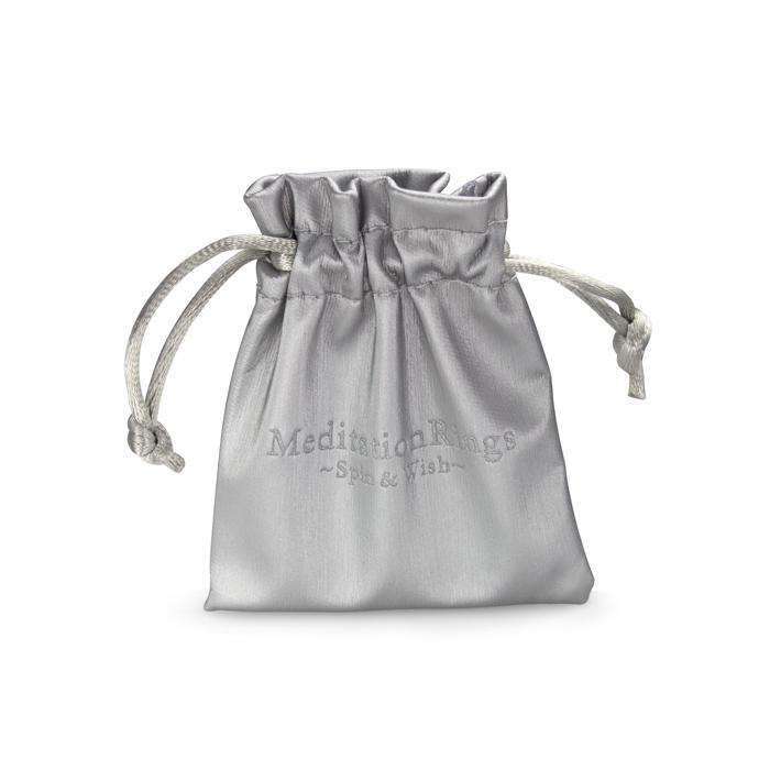 Prana Meditation Ring 4mm - Sterling Silver Stackable Spinner