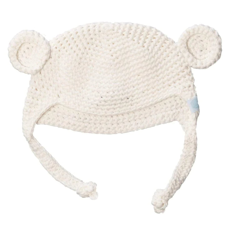 Bonnet Happy the Owl Blanc