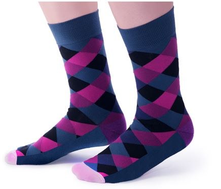 Blackcurrant Crew Socks
