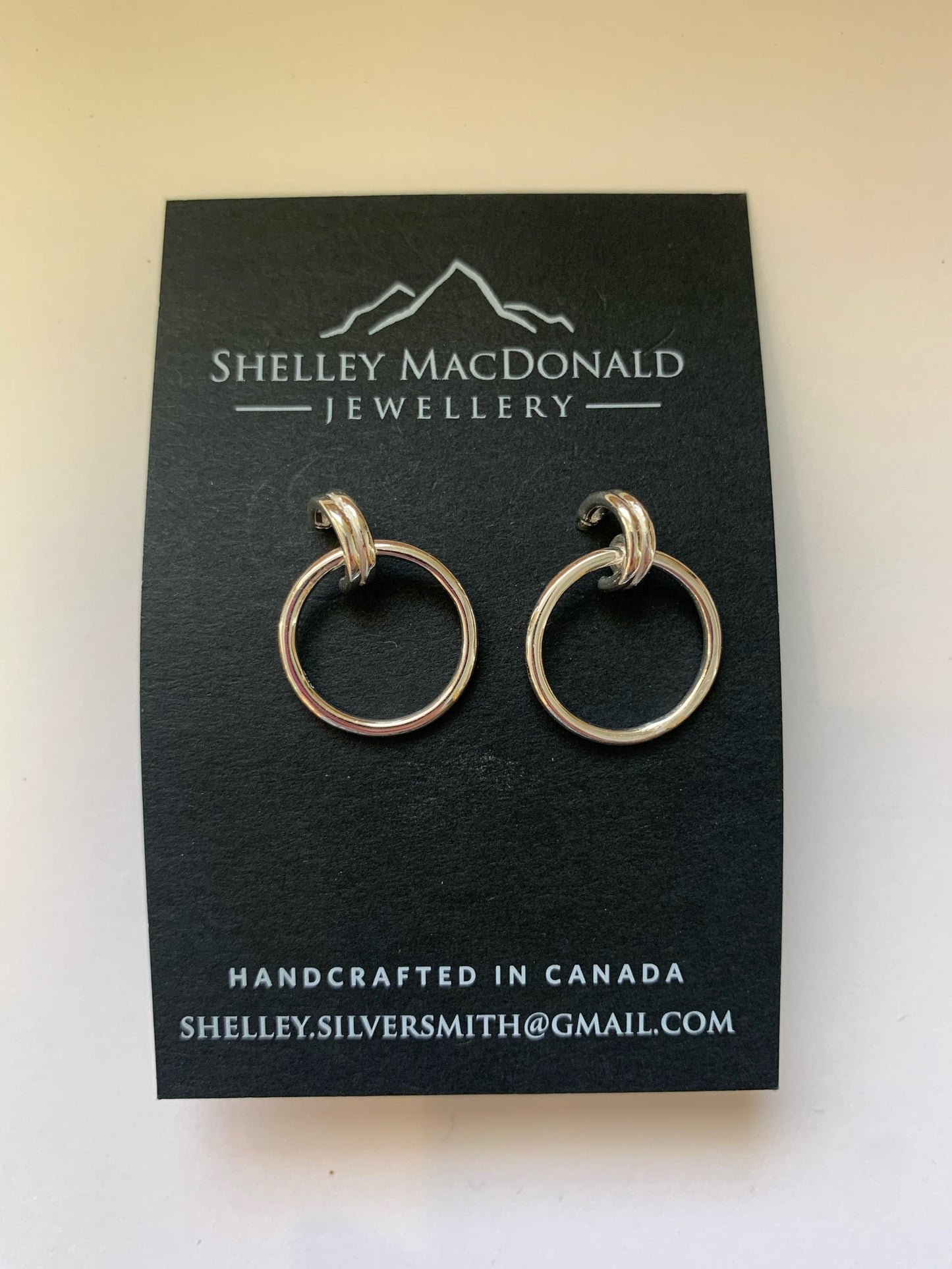 Boucles d'oreilles pendantes double créoles