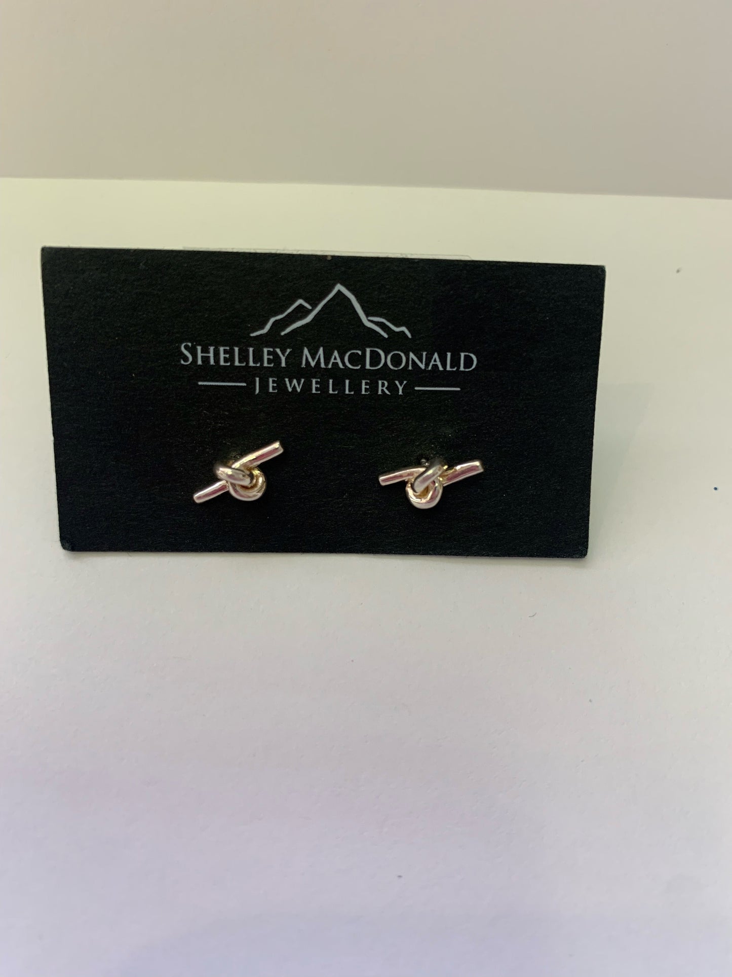 Boucles D'oreilles Tiges Noeud Infini