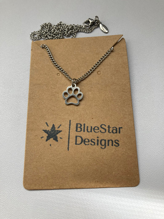 Paw Print Necklace