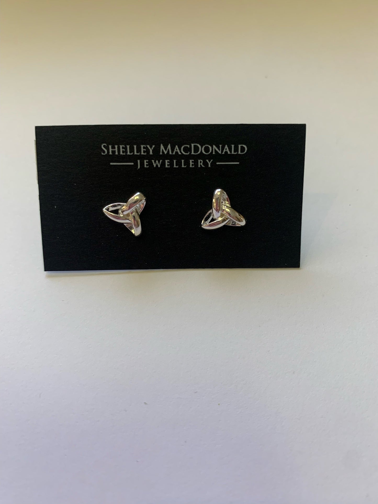 Boucles D'oreilles Tiges Triple Noeud
