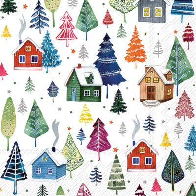 Serviettes de table d'hiver et de vacances