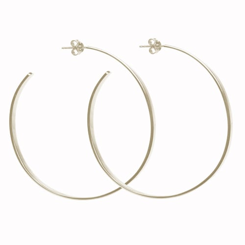 Large Thick Hoop Earring