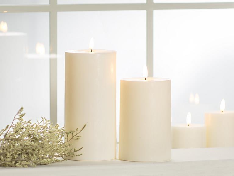 Sand LED Pillar Candle