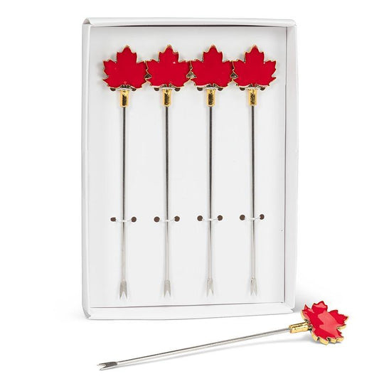 Maple Leaf Cocktail Pick Set