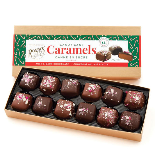 Candy Cane Caramels