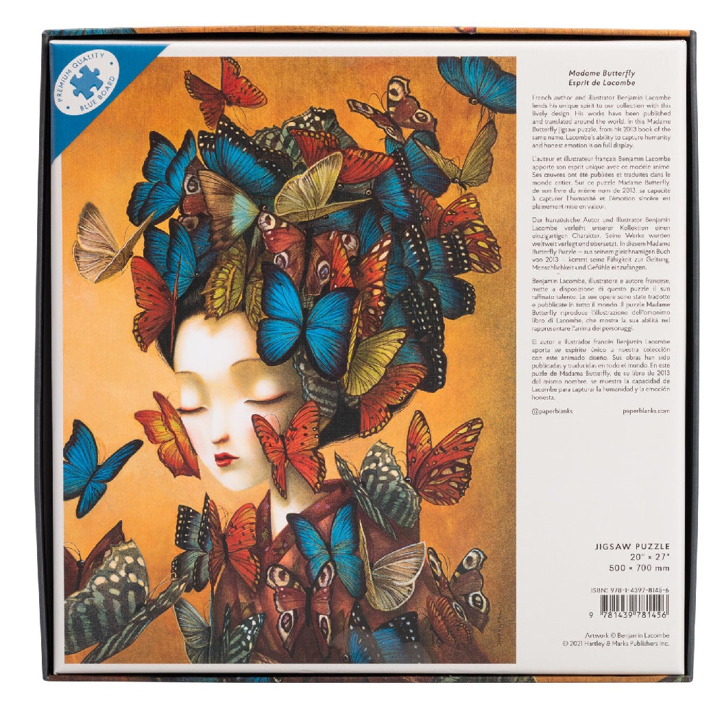 Madame Butterfly Puzzle 1000pc - Esprit de Lacombe