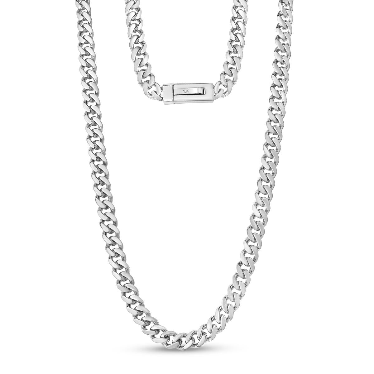 9mm Cuban Link Steel Necklace