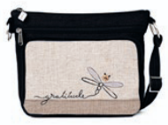Aruba Cross Body Bag with Dragonfly Design