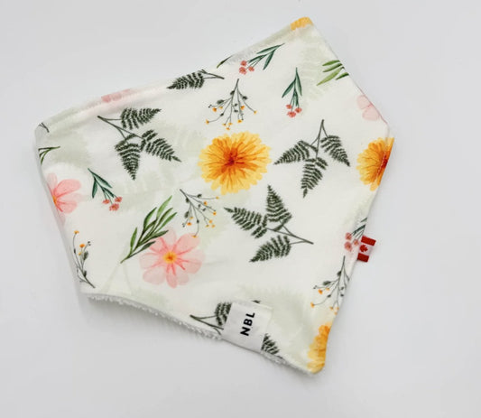 Baby Bib Flowers & Ferns