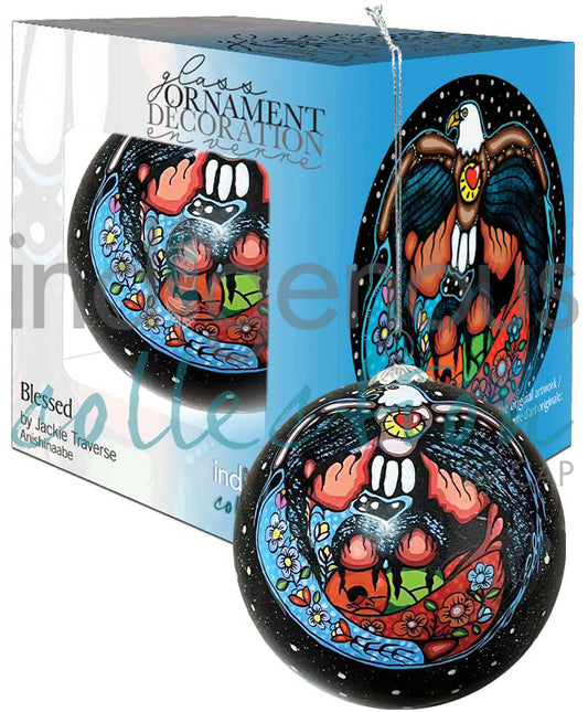 Blessed Glass Ornament