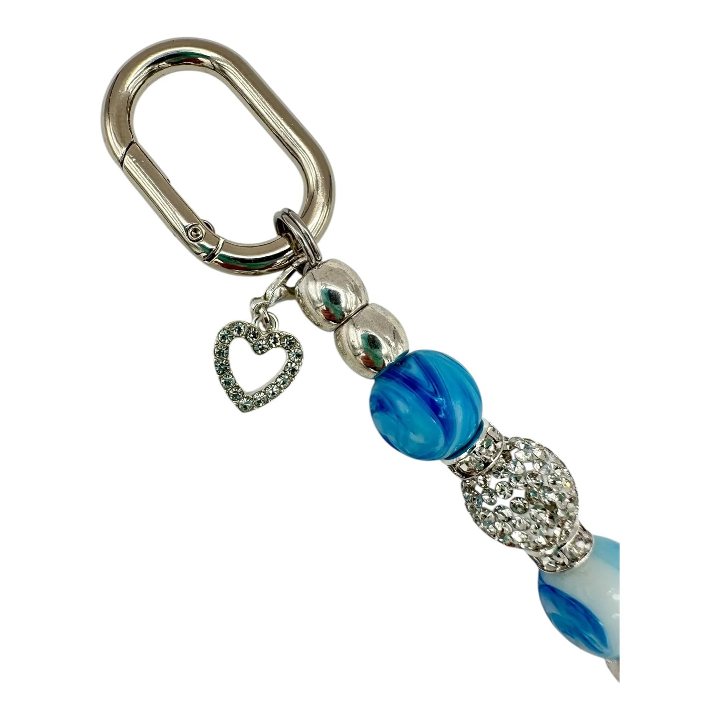 Blue Swirl Mini Keyfinder